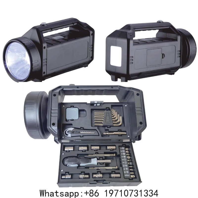 Outdoor Power Tools - Juego de linterna y herramientas 2