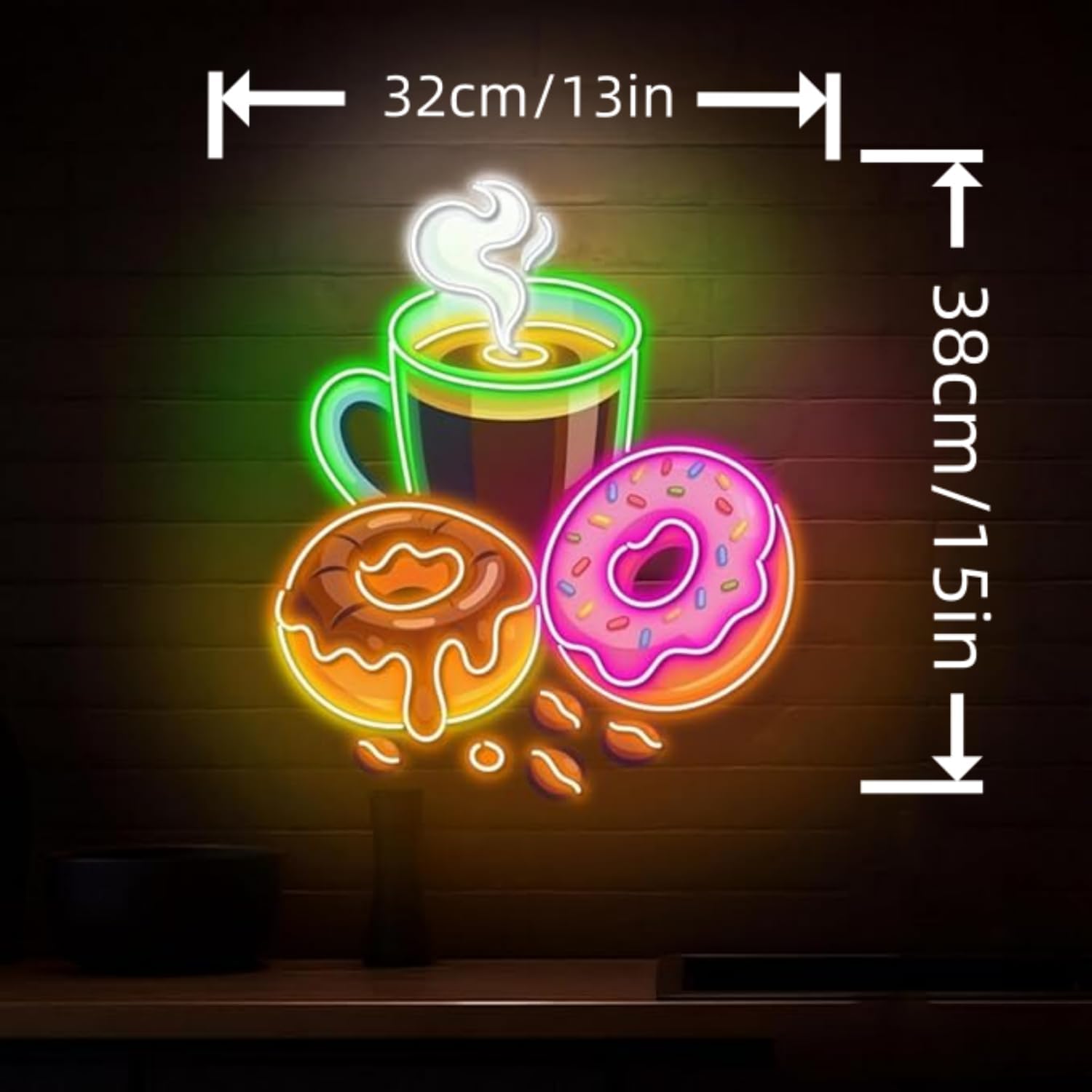 Letrero LED de neón con forma  - Outdoor Kitchen Power reseña y precio