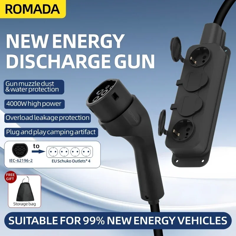 Cargador EV portátil para coch - Outdoor Power Quincy reseña y precio