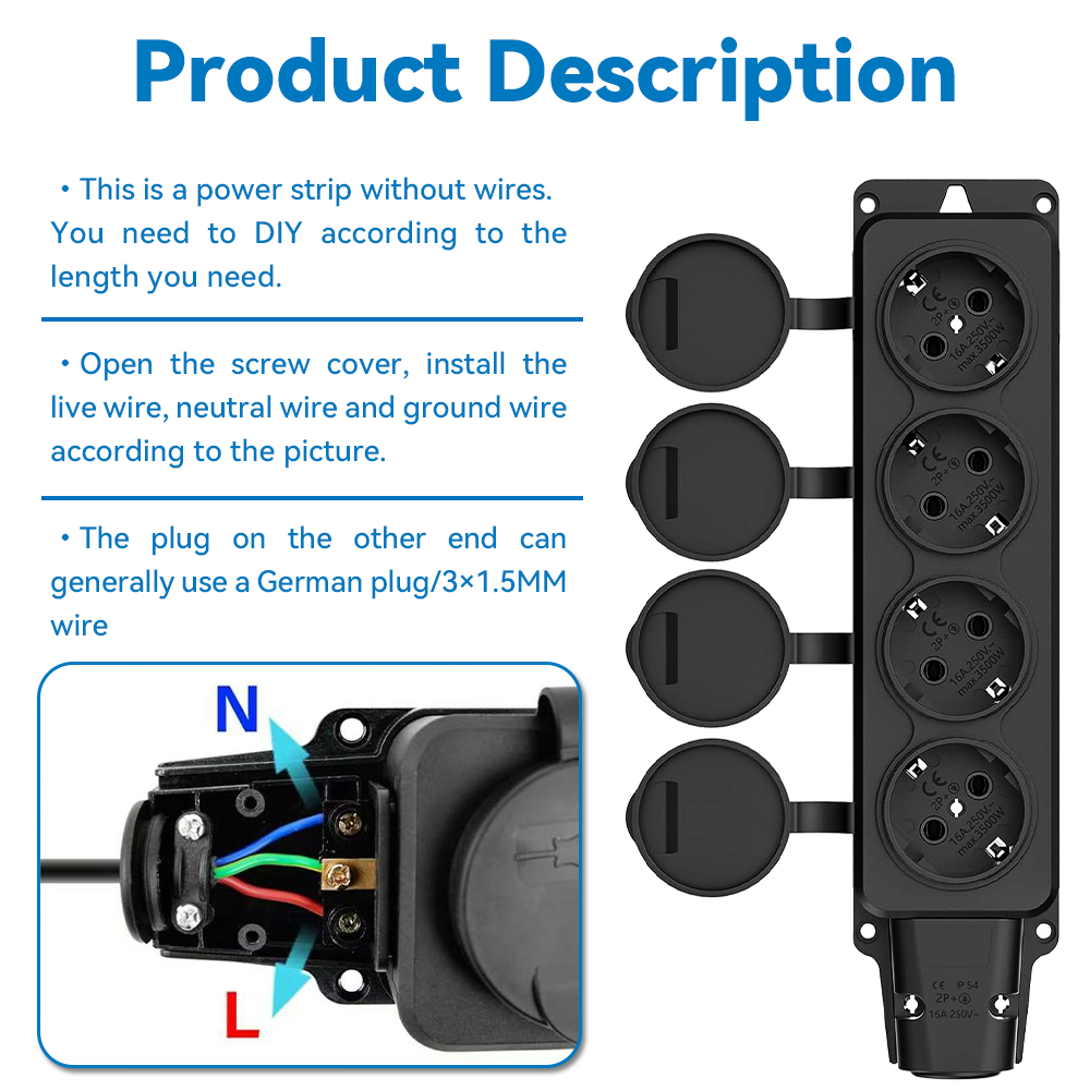 Regleta de alimentación para e - Outdoor Power Quincy reseña y precio