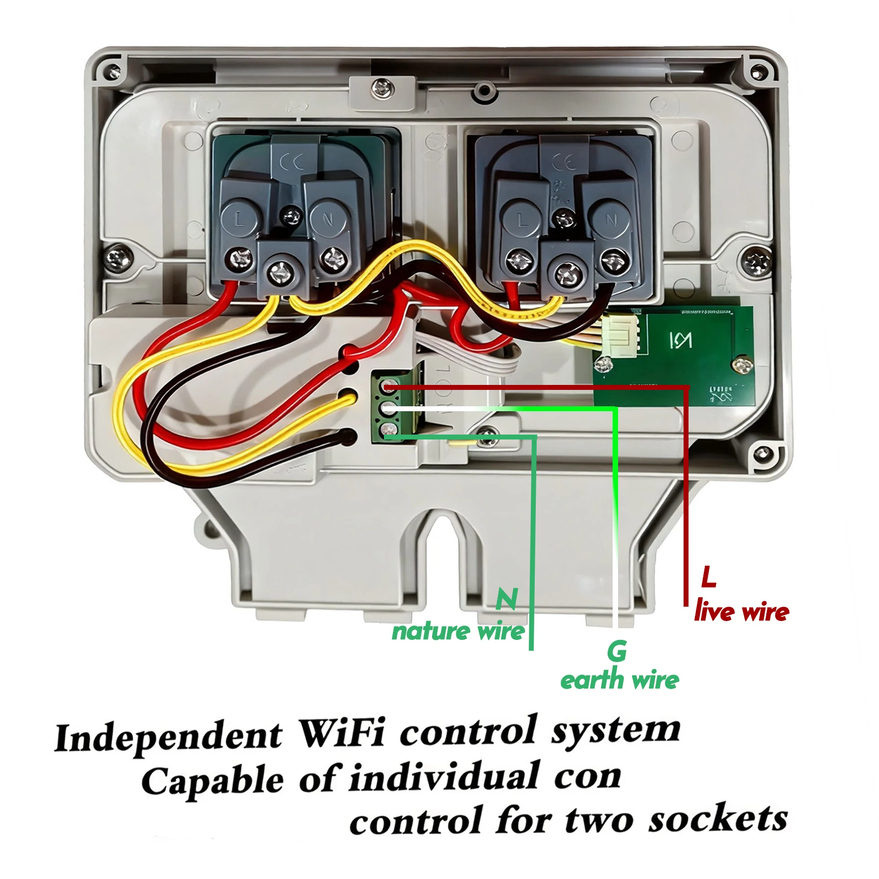 Toma de corriente de pared imp - Outdoor Power Quincy reseña y precio