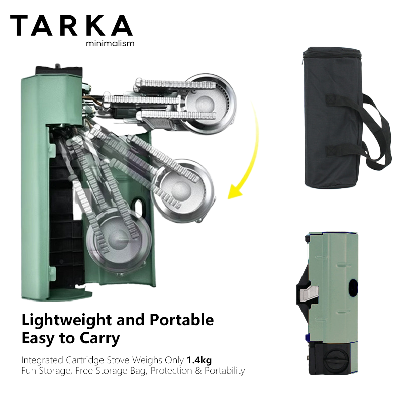Estufa de Cassette TARKA, estu - Outdoor Kitchen Power reseña y precio